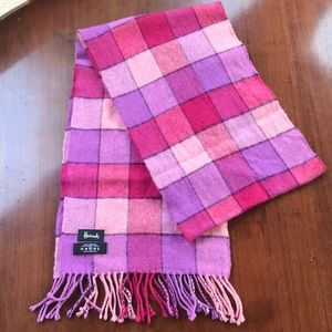 Harrods wool scarf made in Scotland